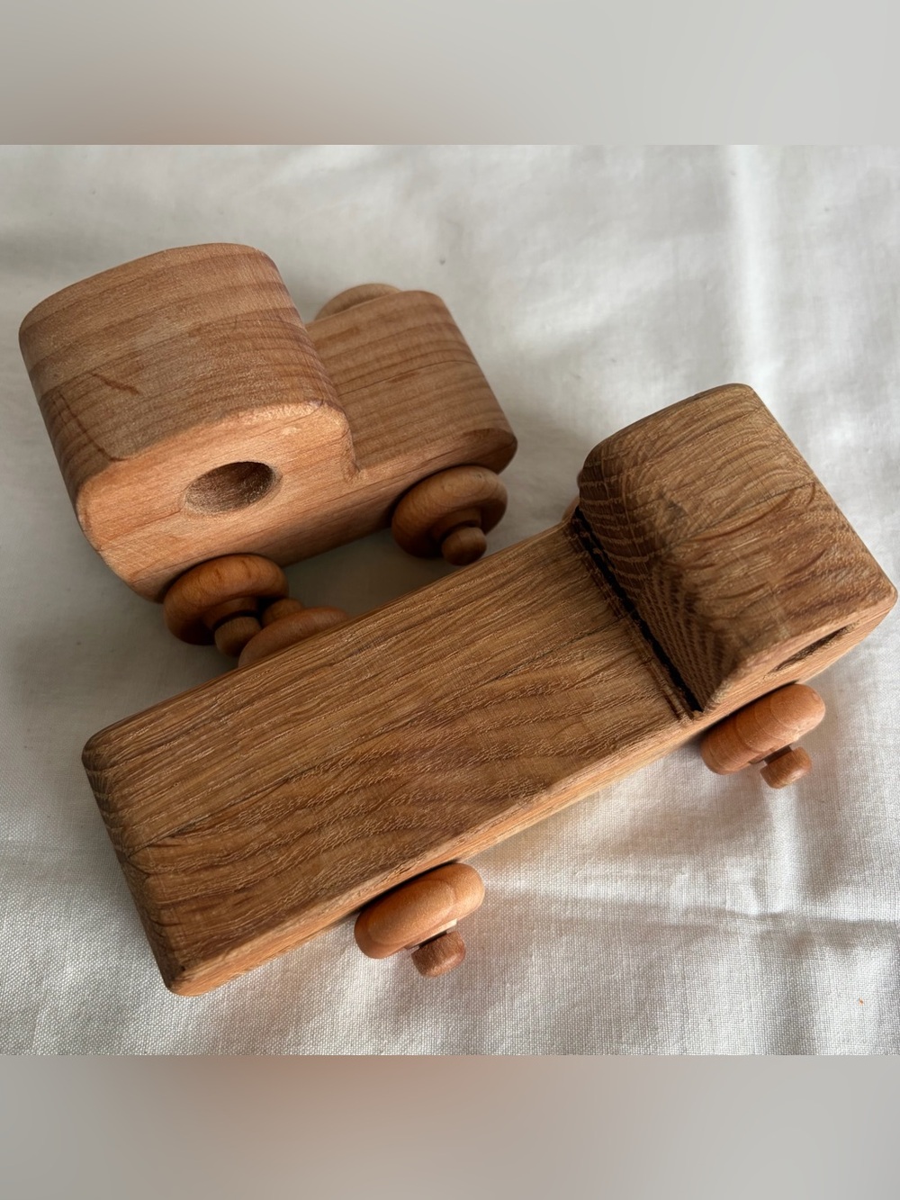 Vintage Style Wood Car Toys/ Nursery Decor set of 2 - Picture 6 of 7